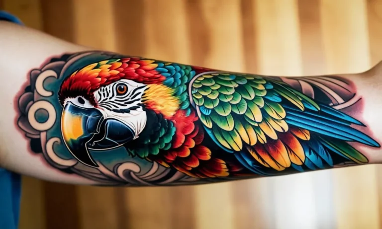 Parrot Tattoo Meaning: Exploring The Symbolism And Significance