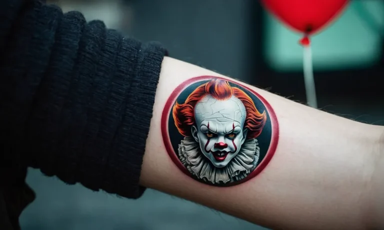 Pennywise Tattoo Meaning: Exploring The Symbolism Behind The Iconic Horror Character