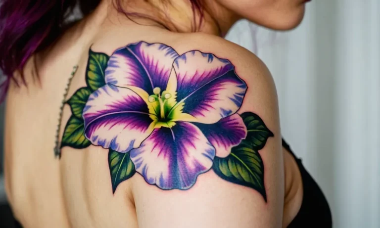 Petunia Tattoo Meaning: Unveiling The Symbolism Behind This Vibrant Floral Ink