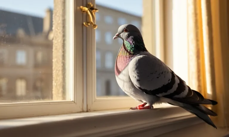 Pigeon Sitting On Windowsill Spiritual Meaning: A Comprehensive Guide
