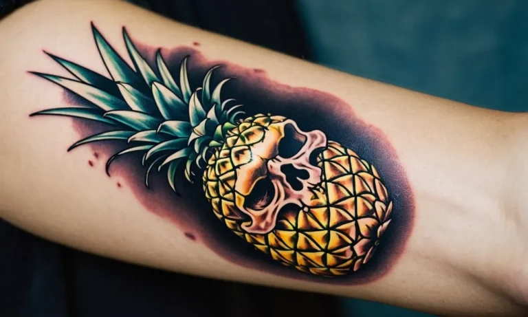 Pineapple Skull Tattoo Meaning: Exploring The Symbolism Behind This Unique Design