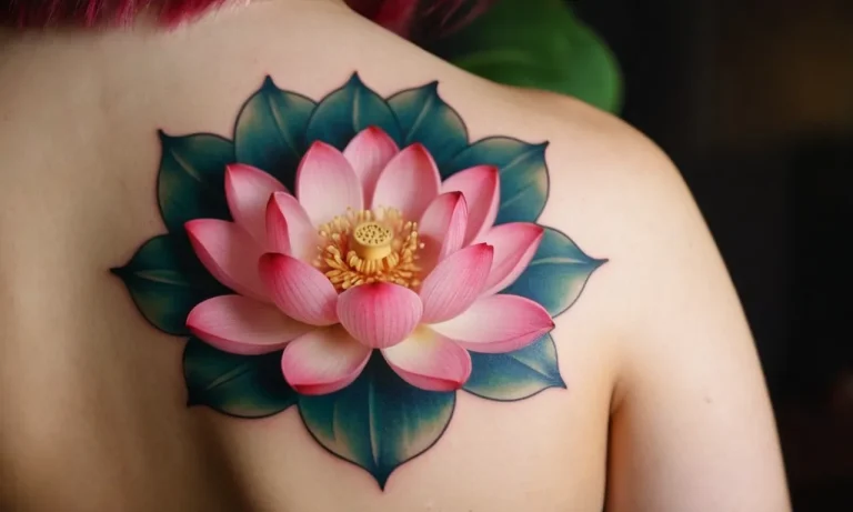 Pink Lotus Flower Tattoo Meaning: A Comprehensive Guide