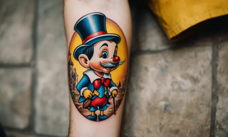 Pinocchio Tattoo Meaning: Exploring The Symbolism Behind The Iconic Wooden Puppet