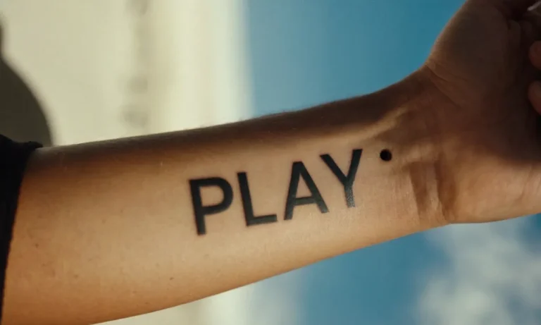 Play Pause Tattoo Meaning: A Comprehensive Guide