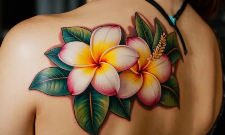 Plumeria Tattoo Meaning: Exploring The Symbolism Behind This Tropical Flower
