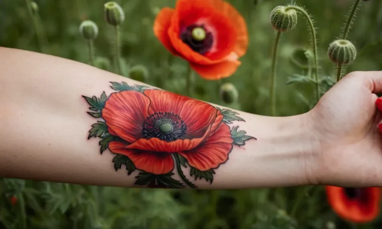 Poppy Flower Tattoo Meaning: Unveiling The Symbolism Behind This Captivating Ink