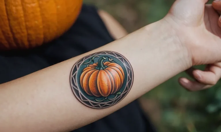 Pumpkin Tattoo Meaning: Exploring The Symbolism Behind This Autumnal Ink