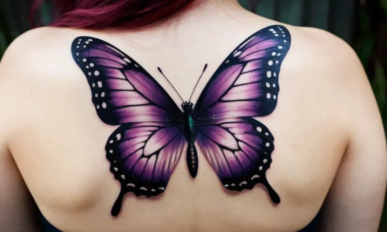 Purple Butterfly Tattoo Meaning: A Comprehensive Guide