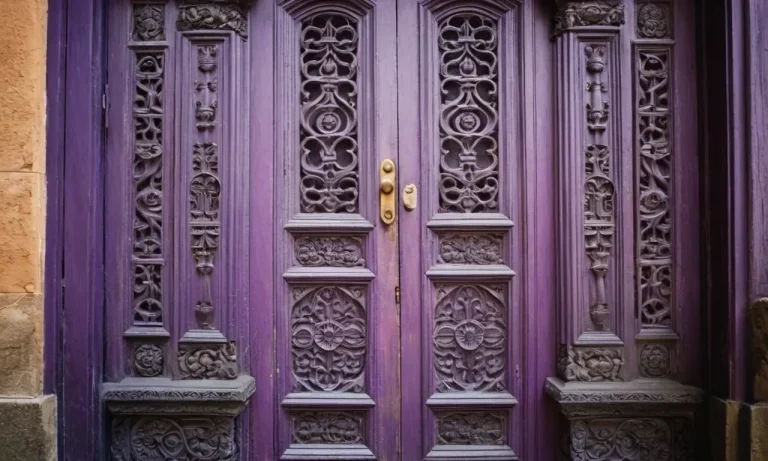 The Symbolic Meaning Of Purple Doors: Unlocking The Mystery