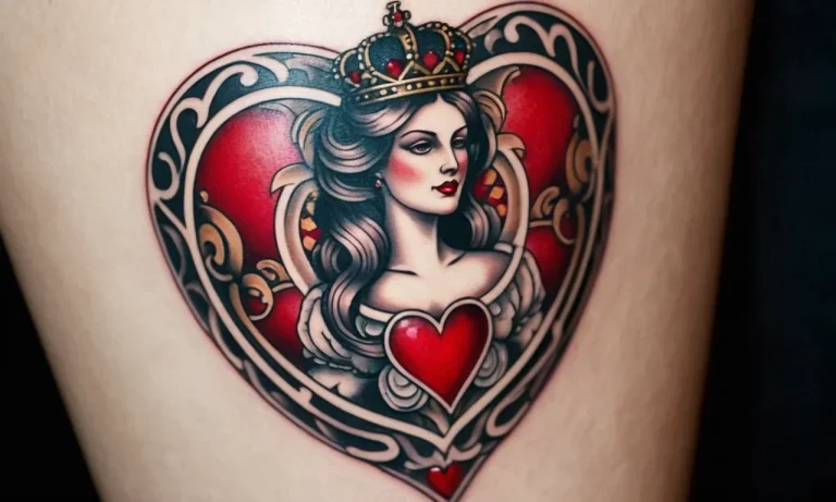 Queen Of Hearts Tattoo Meaning: A Comprehensive Guide