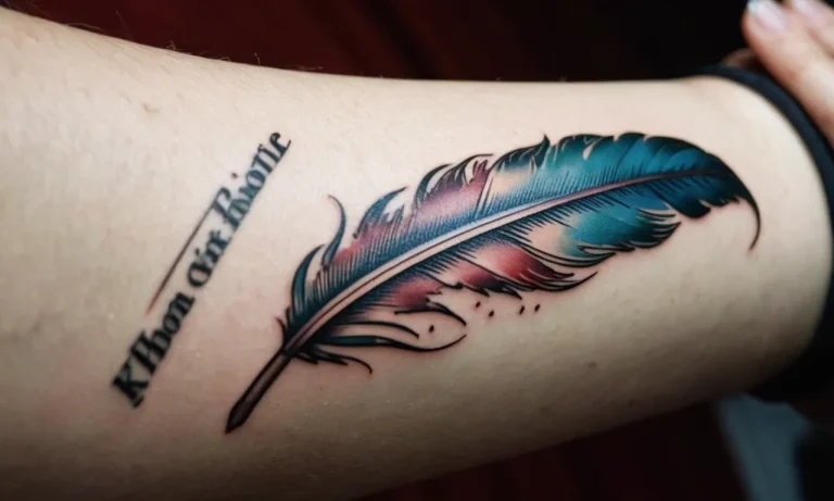 Quill Tattoo Meaning: Exploring The Symbolism And Significance