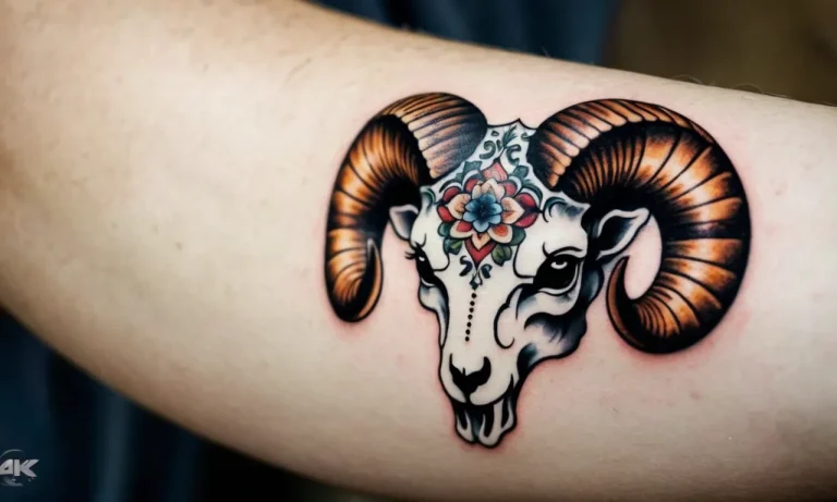 Ram Skull Tattoo Meaning: Exploring The Symbolism Behind This Powerful Design