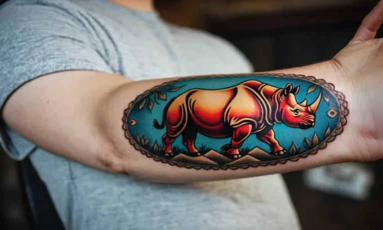 Rhino Tattoo Meaning: Exploring The Symbolism And Significance
