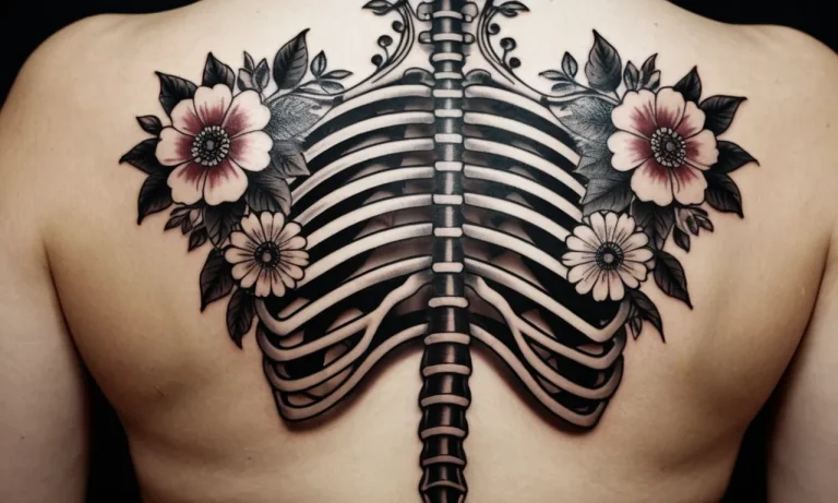 Rib Cage With Flowers Tattoo Meaning: A Comprehensive Guide