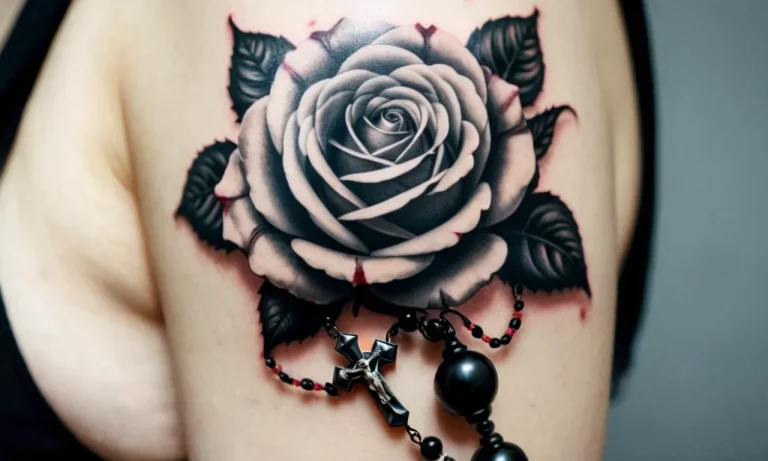 Rose And Rosary Tattoo Meaning: Unveiling The Symbolism Behind These Iconic Designs