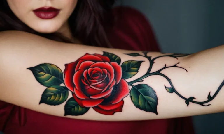Rose Vine Tattoo Meaning: A Comprehensive Guide