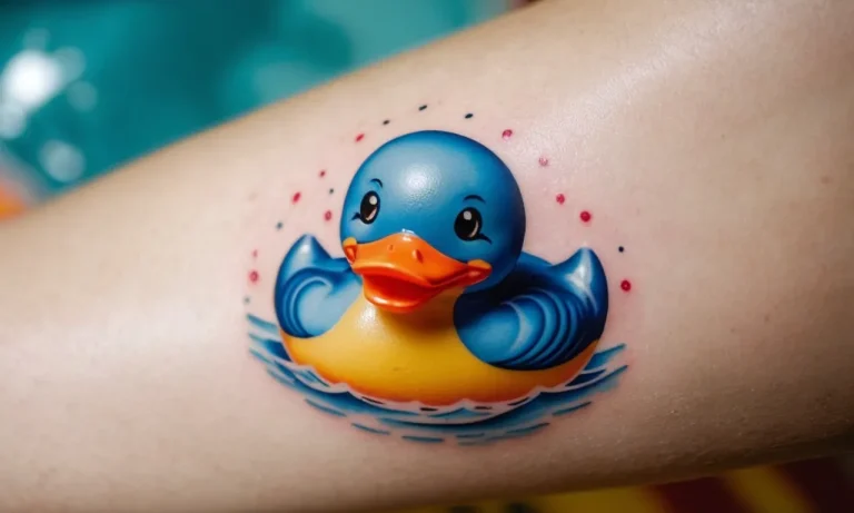 Rubber Duck Tattoo Meaning: Exploring The Symbolism Behind This Quirky Design