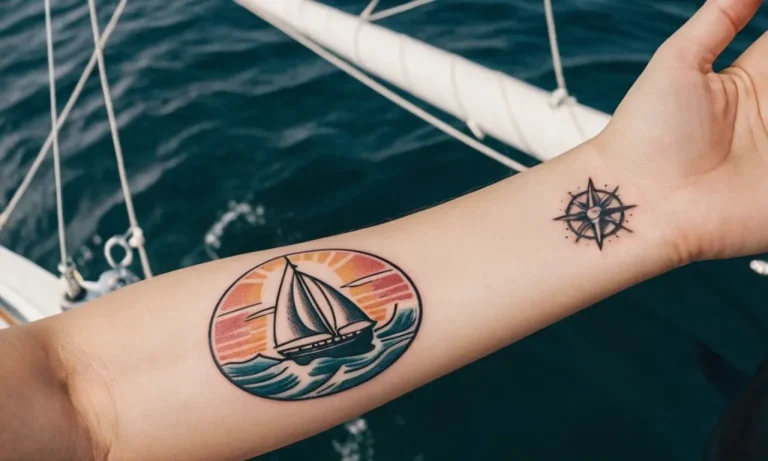 Sailboat Tattoo Meaning: Exploring The Symbolism Behind This Nautical Design