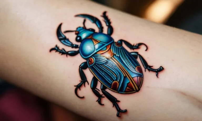 Scarab Beetle Tattoo Meaning: Exploring The Symbolism And Cultural Significance