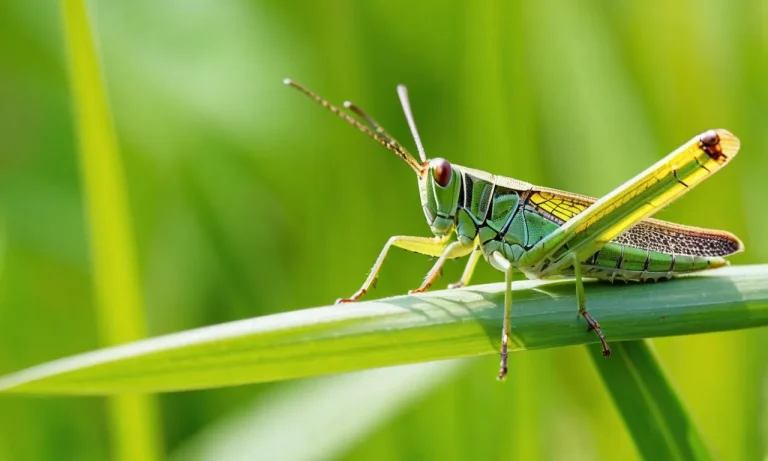 Seeing A Green Grasshopper: Uncovering The Symbolic Meaning And Spiritual Significance