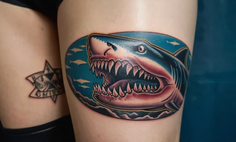 Shark Jaw Tattoo Knee Meaning: Exploring The Symbolism And Significance