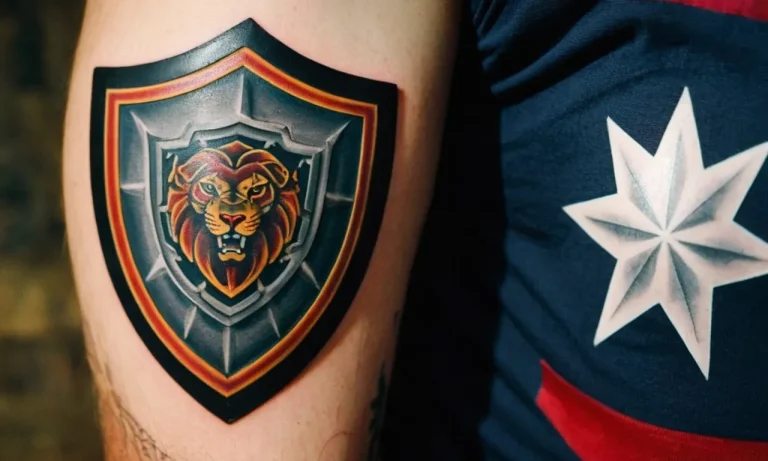 Unveiling The Symbolic Meaning Of Shield Tattoos