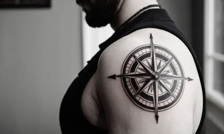 Simple Shoulder Tattoos For Guys With Meaning