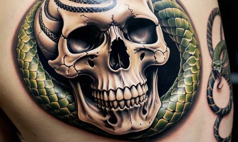 Skull And Snake Tattoo Meaning: Unveiling The Symbolism Behind This Powerful Design