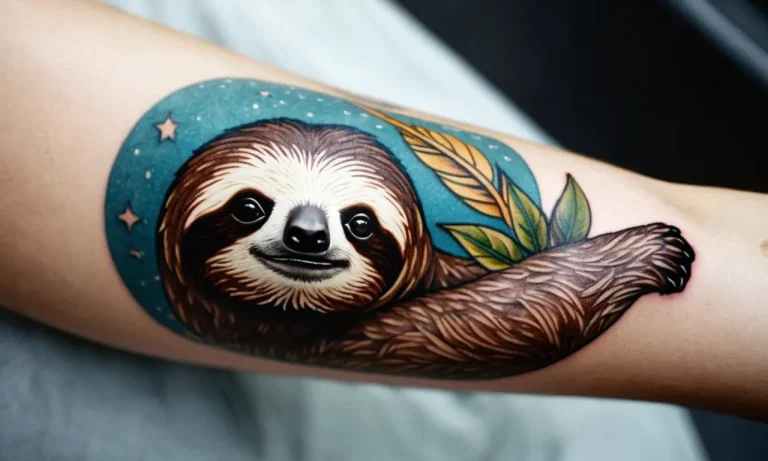 Sloth Tattoo Meaning: Unveiling The Symbolism Behind This Unique Design