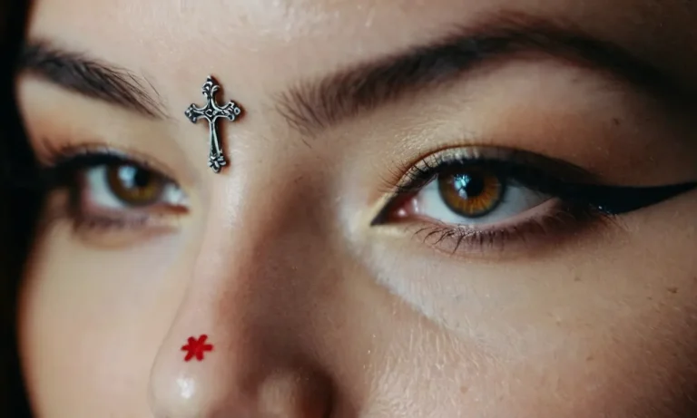 Small Cross Tattoo On Face Meaning: A Comprehensive Guide