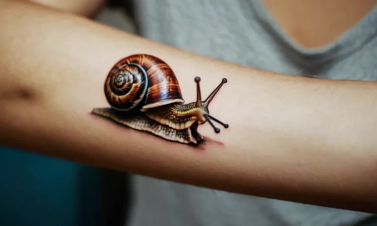 Snail Tattoo Meaning: Unveiling The Symbolism Behind This Captivating Design