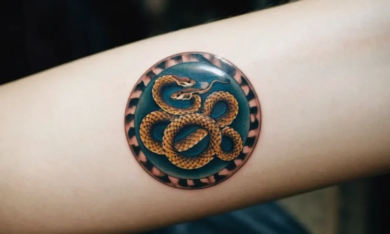 The Symbolic Meaning Of The Snake Eating Itself Tattoo