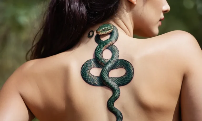 Snake Tattoo Meaning On A Woman: Symbolism, Designs, And Placement