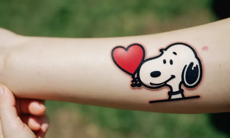 Snoopy Tattoo Meaning: Exploring The Symbolism Behind This Iconic Character