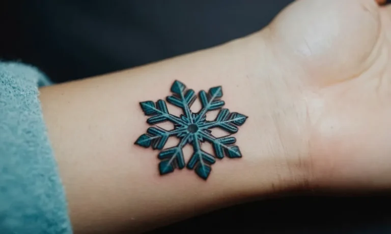 Snowflake Tattoo Meaning: Exploring The Symbolism Behind This Unique Design