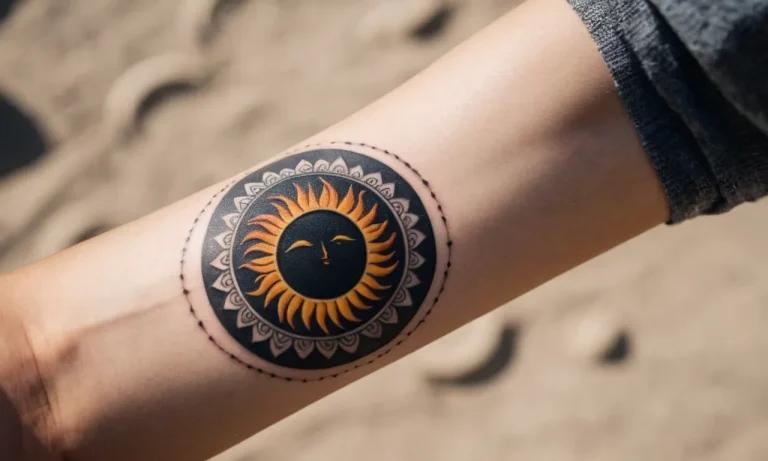 Unveiling The Profound Symbolism Of Solar Eclipse Tattoos
