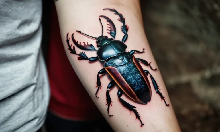 Stag Beetle Tattoo Meaning: Exploring The Symbolism Behind This Unique Design