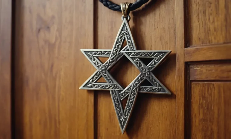 The Profound Symbolism Of The Star Of David With A Cross: Exploring The Meaning Behind This Intriguing Emblem