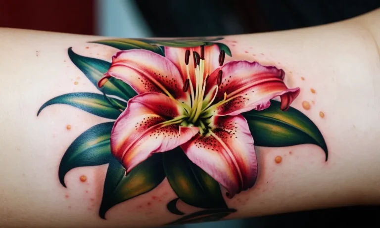 Stargazer Lily Tattoo Meaning: Unveiling The Symbolism Behind This Captivating Floral Design