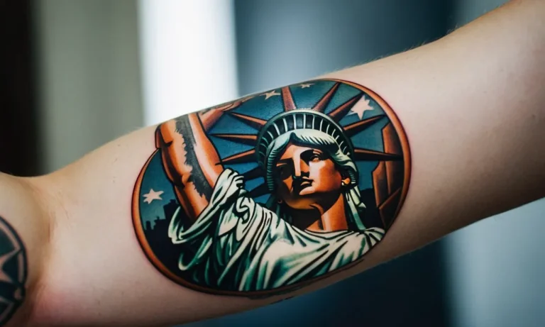 Statue Of Liberty Tattoo Meaning: Unveiling The Symbolism Behind This Iconic Design