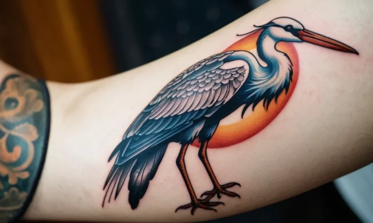 Stork Tattoo Meaning: Exploring The Symbolism And Significance