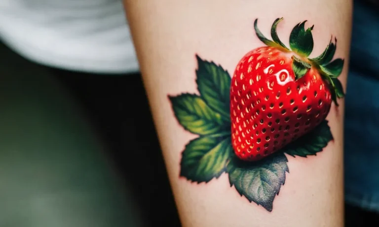 Strawberry Tattoo Meaning: Exploring The Symbolism And Significance