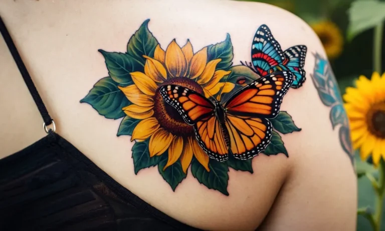 Sunflower And Butterfly Tattoo Meaning: A Comprehensive Guide