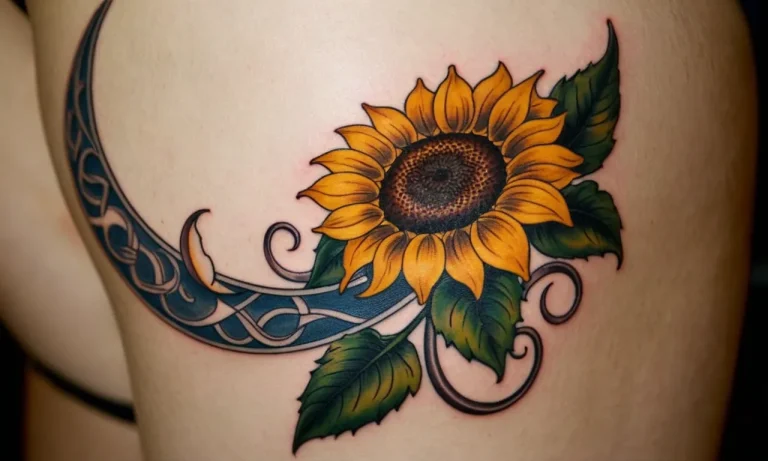 Sunflower Moon Tattoo Meaning: Unveiling The Symbolism Behind This Captivating Design
