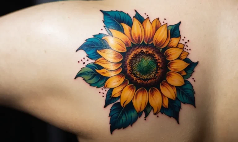 Sunflower Semicolon Tattoo Meaning: A Comprehensive Guide