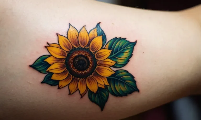 Sunflower Tattoo Meaning: Unveiling The Symbolism Behind This Radiant Design