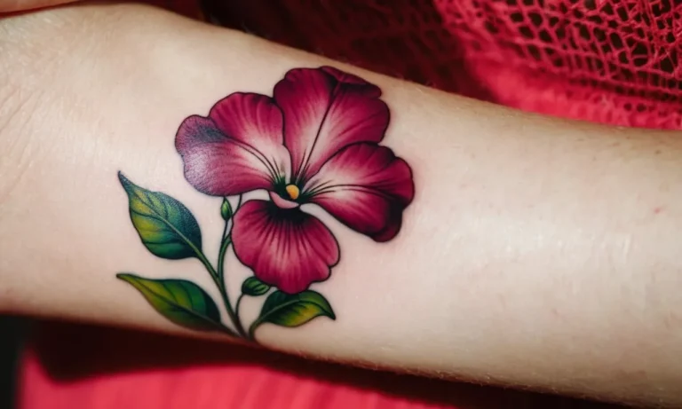 Sweet Pea Tattoo Meaning: A Comprehensive Guide