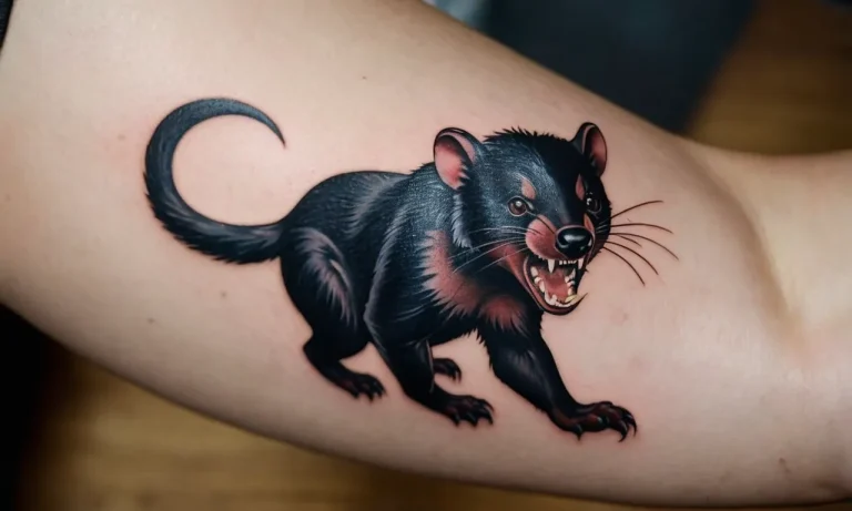Tasmanian Devil Tattoo Meaning: Exploring The Symbolism Behind This Fierce Creature