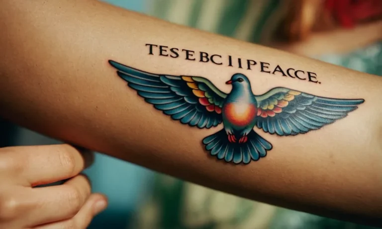Unveiling The Profound Meaning Of Peace Tattoos