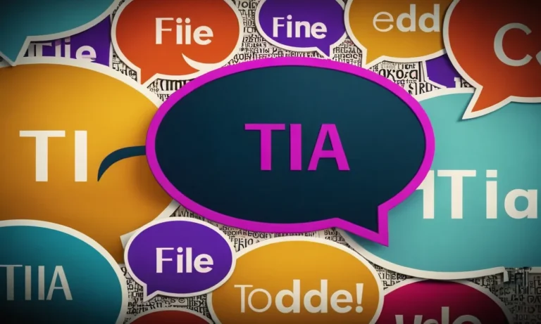 What Does ‘Tia’ Mean In Text? A Comprehensive Guide